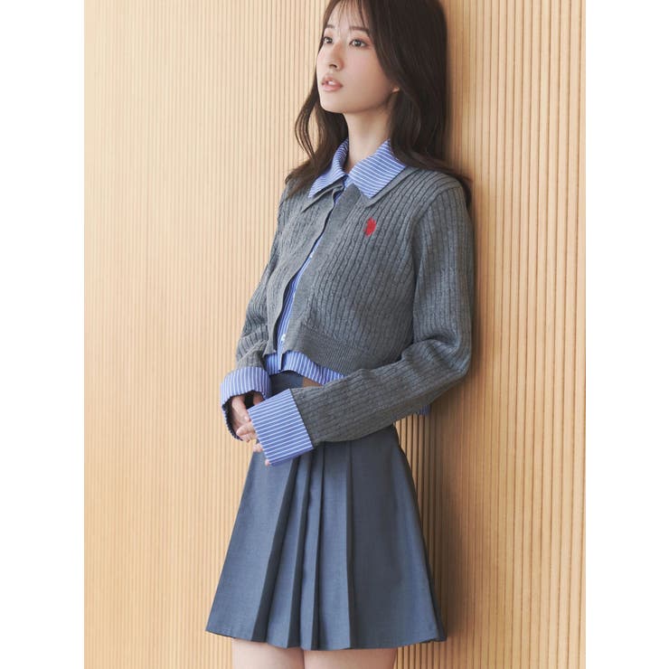 U.S. POLO ASSN.別注アシメプリーツスカパン | MERCURYDUO | 詳細画像18 