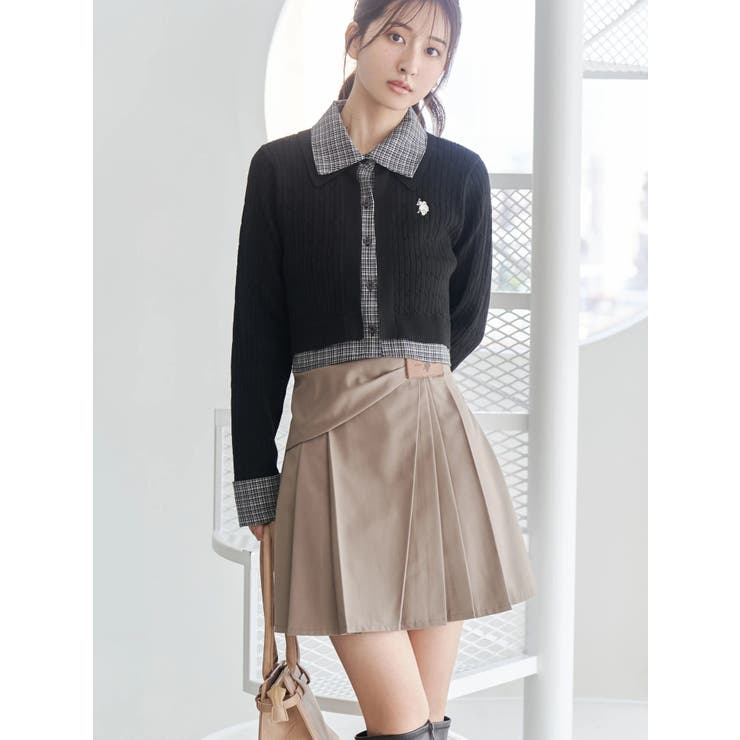 U.S. POLO ASSN.別注アシメプリーツスカパン | MERCURYDUO | 詳細画像25 