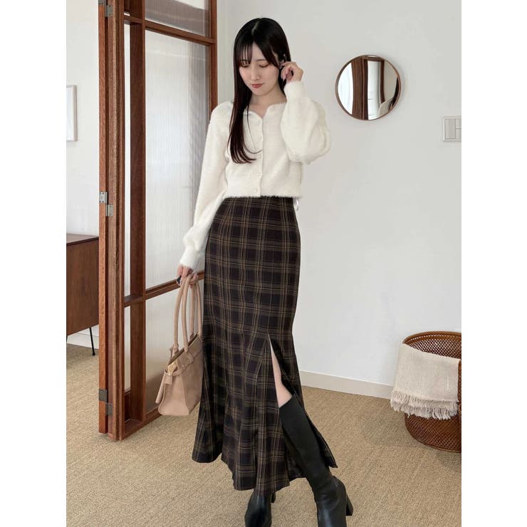 バックレースアップストレッチマーメイドスカート | MERCURYDUO | 詳細画像15 