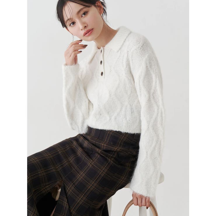 バックレースアップストレッチマーメイドスカート | MERCURYDUO | 詳細画像9 