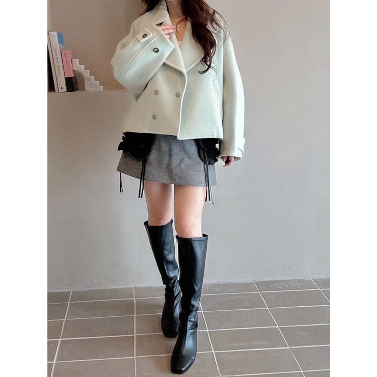 【OUNNOUN】フリルデザインミニスカート | MERCURYDUO | 詳細画像10 