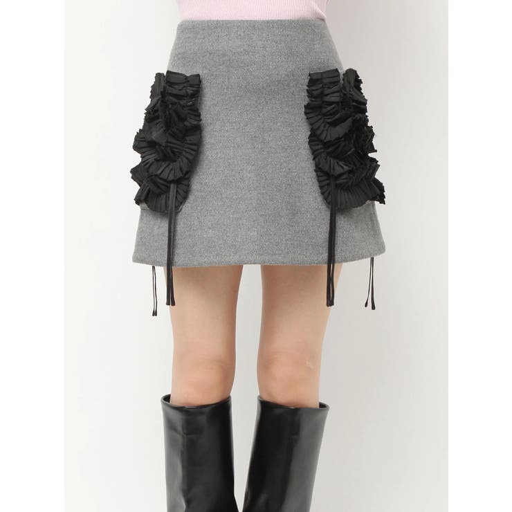 【OUNNOUN】フリルデザインミニスカート | MERCURYDUO | 詳細画像12 