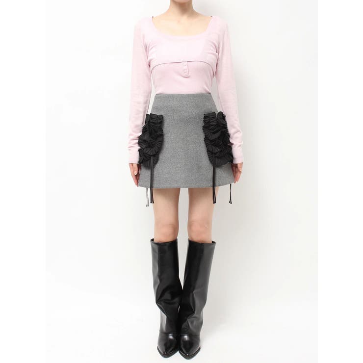 【OUNNOUN】フリルデザインミニスカート | MERCURYDUO | 詳細画像19 