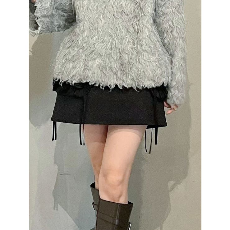 【OUNNOUN】フリルデザインミニスカート | MERCURYDUO | 詳細画像2 