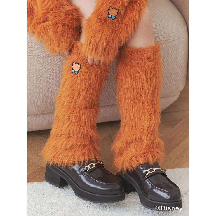 キャメル | 【ディズニーコレクション】おしゃれキャット/ ロングシャギーレッグウォーマー | MERCURYDUO