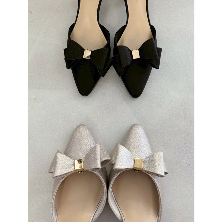 グリッターリボンパンプス | MERCURYDUO | 詳細画像4 