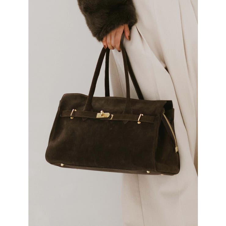 【MILLELA FIRENZE】スエードハンドバッグ | MERCURYDUO | 詳細画像1 