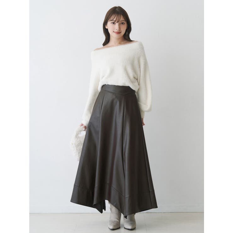 ミニシャギーオフショルニット | MERCURYDUO | 詳細画像11 