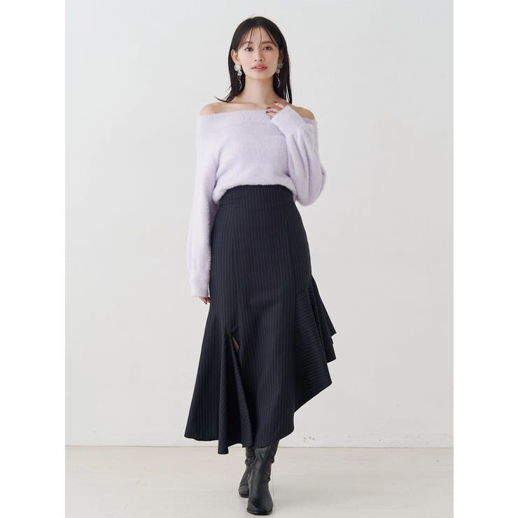 ミニシャギーオフショルニット | MERCURYDUO | 詳細画像22 