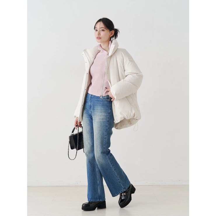 【WEB限定カラーあり】ハイツイストアシメZIPニット | MERCURYDUO | 詳細画像22 