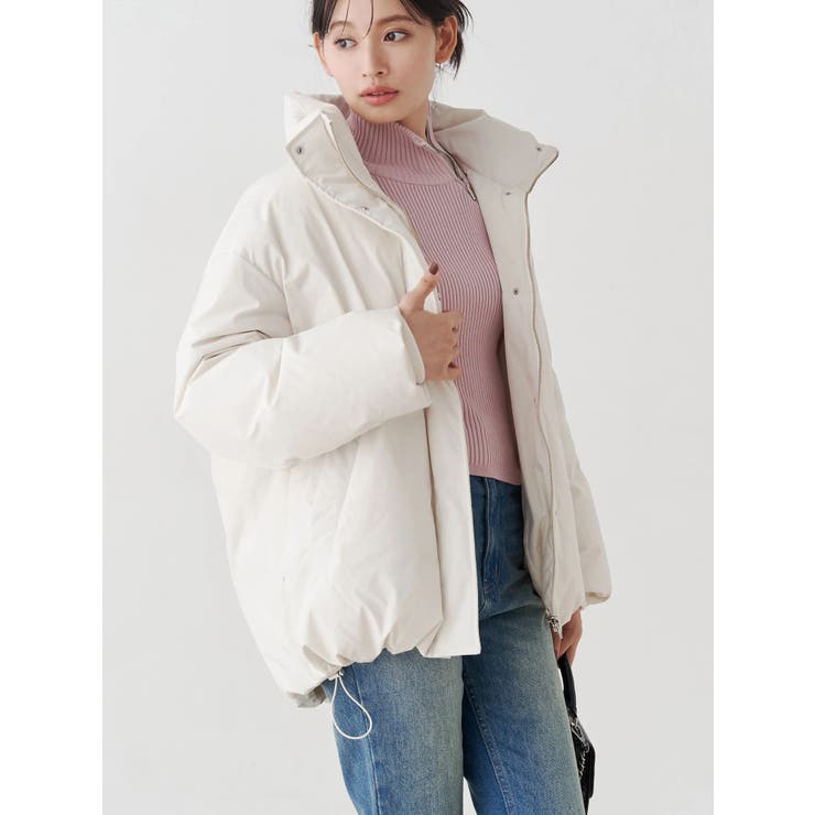 【WEB限定カラーあり】ハイツイストアシメZIPニット | MERCURYDUO | 詳細画像23 