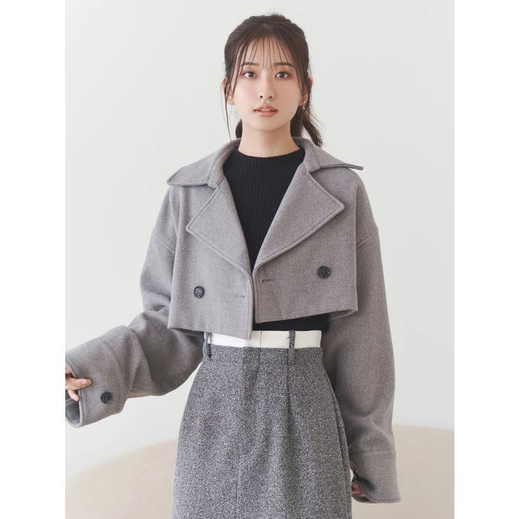 フレアスリーブハイネックリブニット | MERCURYDUO | 詳細画像14 