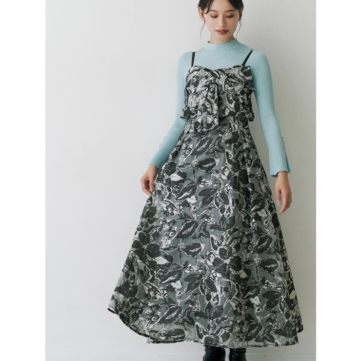 フレアスリーブハイネックリブニット | MERCURYDUO | 詳細画像17 