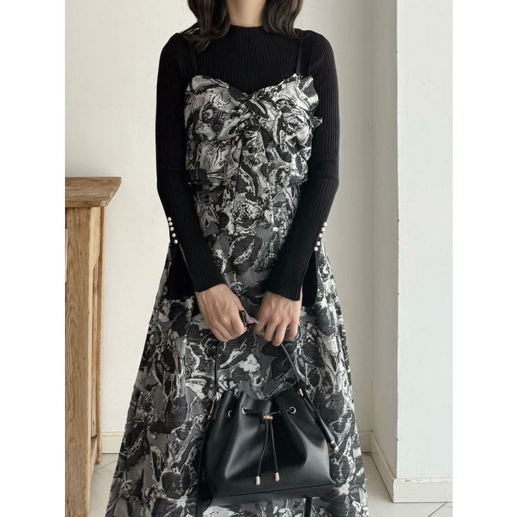 フレアスリーブハイネックリブニット | MERCURYDUO | 詳細画像38 