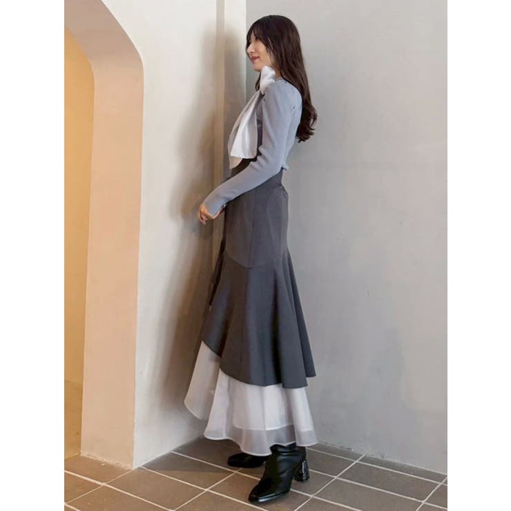 異素材リボンカットアウトニット | MERCURYDUO | 詳細画像27 