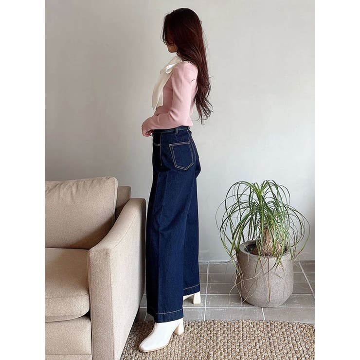 異素材リボンカットアウトニット | MERCURYDUO | 詳細画像38 