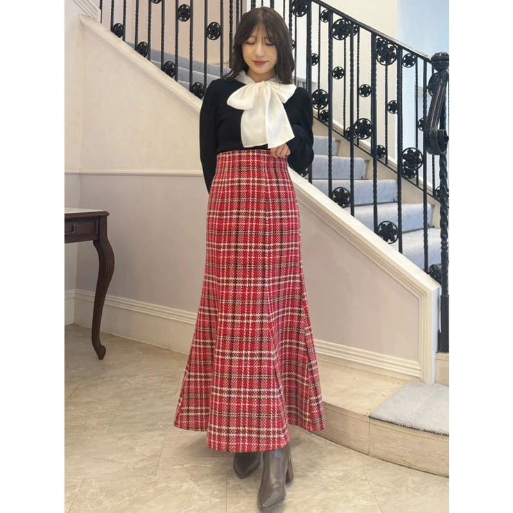 異素材リボンカットアウトニット | MERCURYDUO | 詳細画像42 