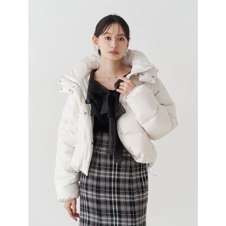 異素材ラッフルリボンリブニット | MERCURYDUO | 詳細画像20 