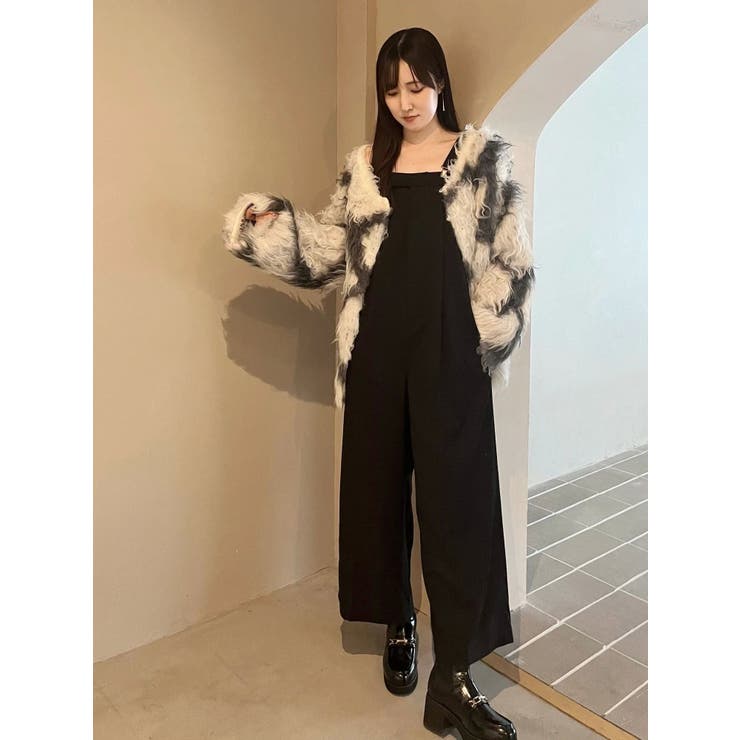 【OUNNOUN】ロングシャギー2WAYオーバーサイズニット | MERCURYDUO | 詳細画像2 