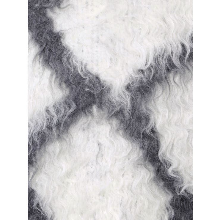 【OUNNOUN】ロングシャギー2WAYオーバーサイズニット | MERCURYDUO | 詳細画像30 