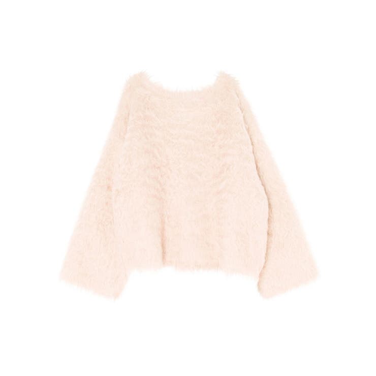 【OUNNOUN】ロングシャギー2WAYオーバーサイズニット | MERCURYDUO | 詳細画像32 