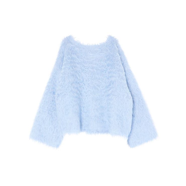 【OUNNOUN】ロングシャギー2WAYオーバーサイズニット | MERCURYDUO | 詳細画像33 