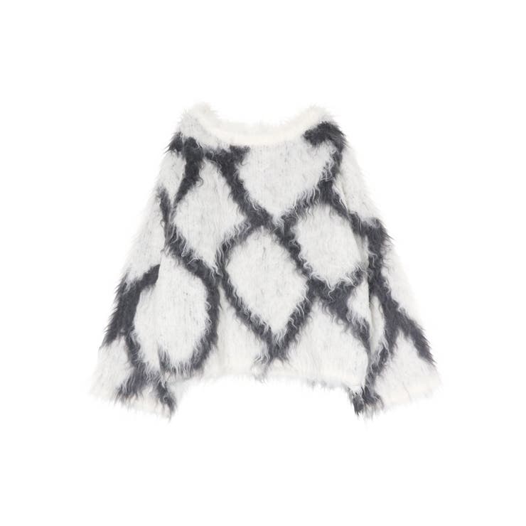 【OUNNOUN】ロングシャギー2WAYオーバーサイズニット | MERCURYDUO | 詳細画像34 