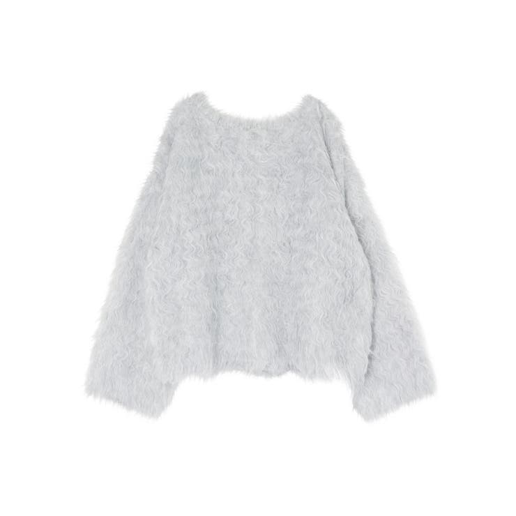 【OUNNOUN】ロングシャギー2WAYオーバーサイズニット | MERCURYDUO | 詳細画像35 