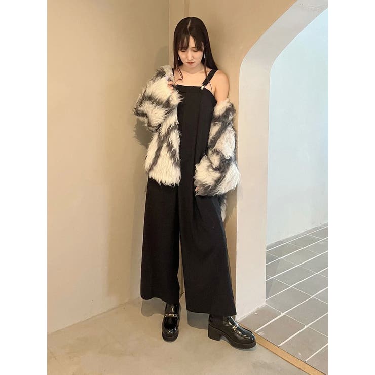 【OUNNOUN】ロングシャギー2WAYオーバーサイズニット | MERCURYDUO | 詳細画像4 