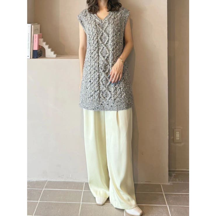 【OUNNOUN】3WAYケーブルチュニック | MERCURYDUO | 詳細画像11 