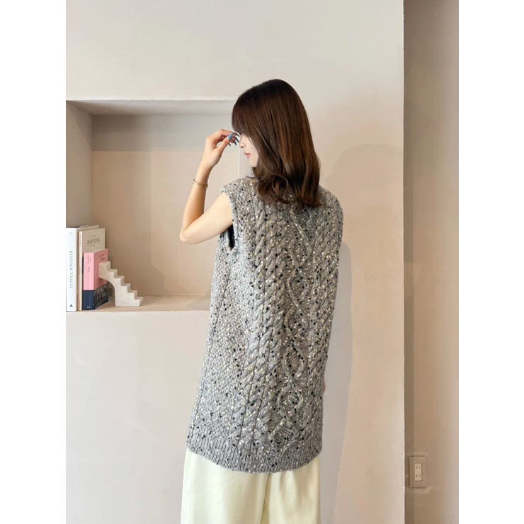 【OUNNOUN】3WAYケーブルチュニック | MERCURYDUO | 詳細画像12 