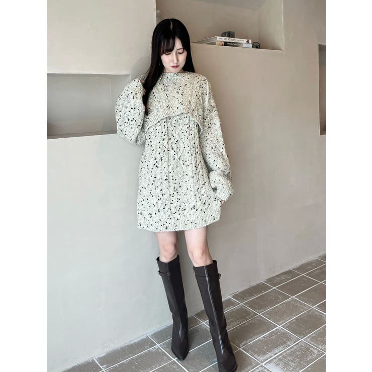 【OUNNOUN】3WAYケーブルチュニック | MERCURYDUO | 詳細画像13 