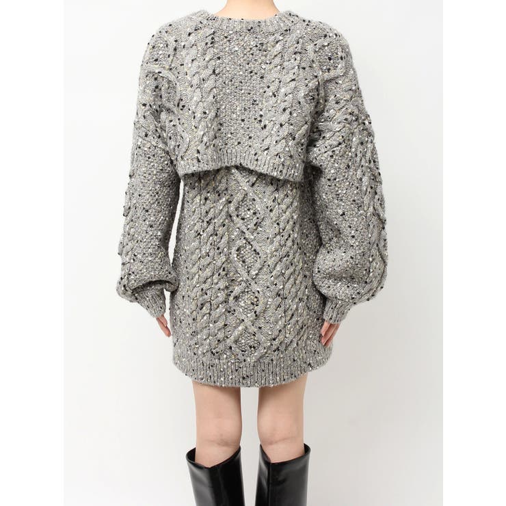 【OUNNOUN】3WAYケーブルチュニック | MERCURYDUO | 詳細画像19 