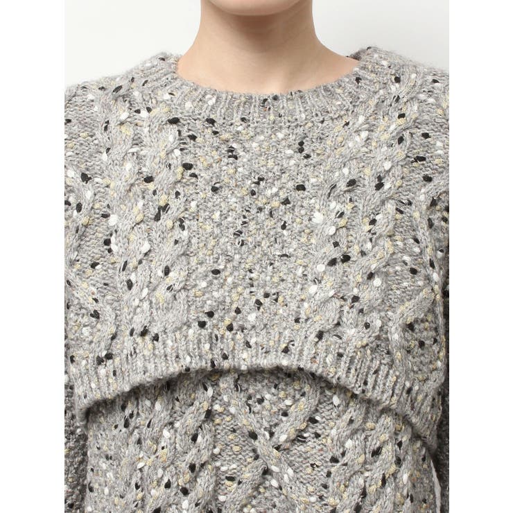 【OUNNOUN】3WAYケーブルチュニック | MERCURYDUO | 詳細画像20 