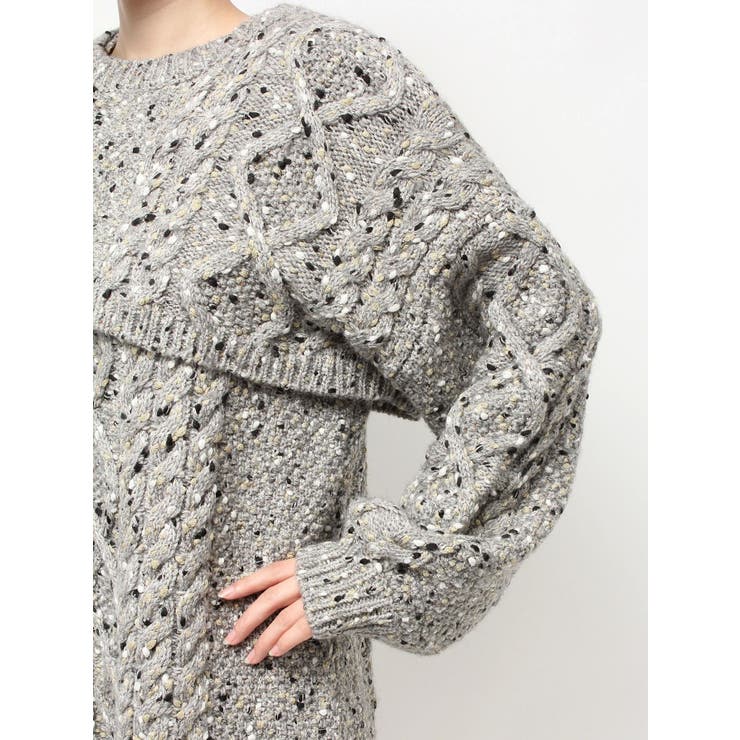 【OUNNOUN】3WAYケーブルチュニック | MERCURYDUO | 詳細画像21 