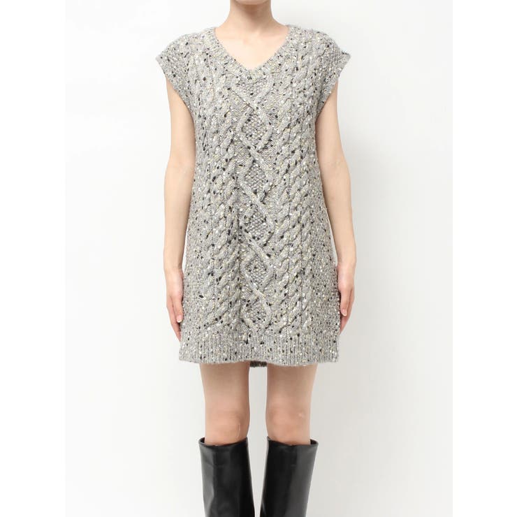 【OUNNOUN】3WAYケーブルチュニック | MERCURYDUO | 詳細画像24 