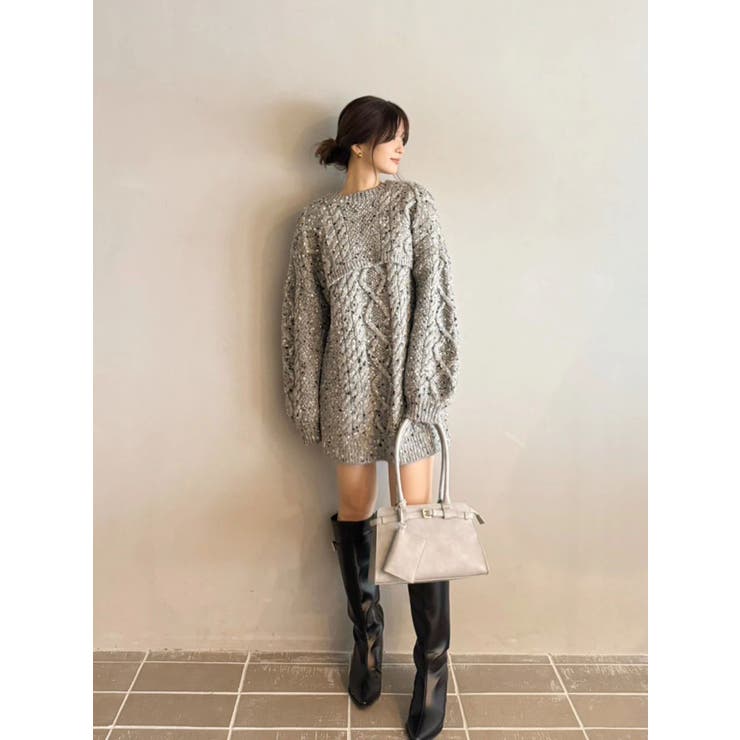 【OUNNOUN】3WAYケーブルチュニック | MERCURYDUO | 詳細画像3 