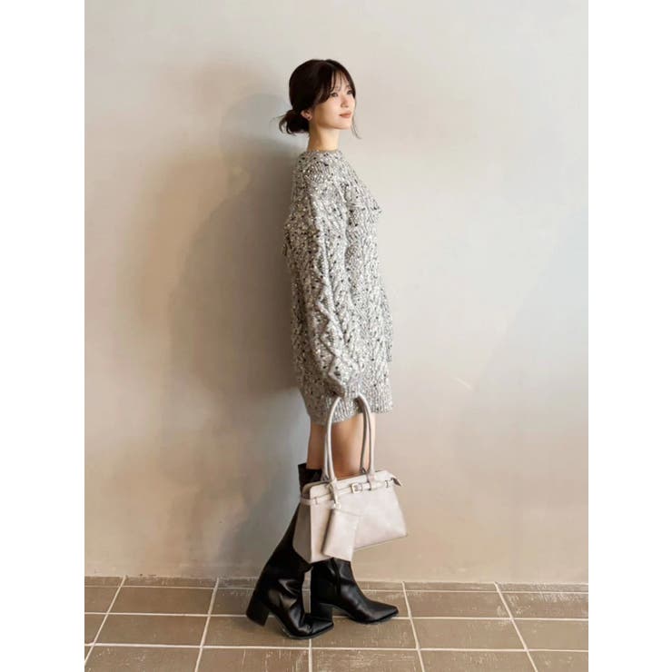 【OUNNOUN】3WAYケーブルチュニック | MERCURYDUO | 詳細画像4 