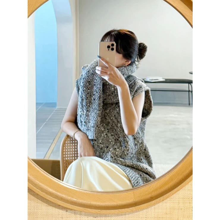 【OUNNOUN】3WAYケーブルチュニック | MERCURYDUO | 詳細画像9 