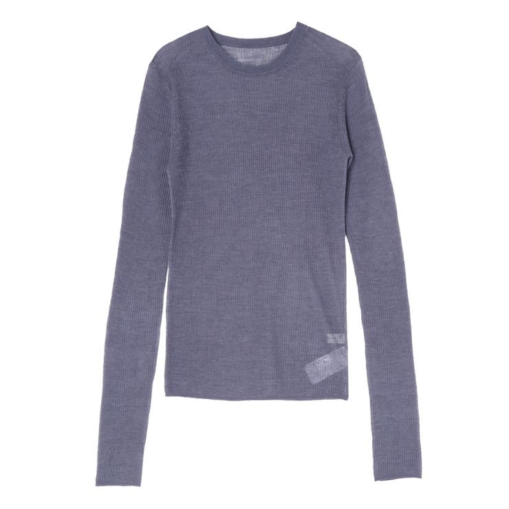 【OUNNOUN】シアーウールリブニットトップス | MERCURYDUO | 詳細画像22 