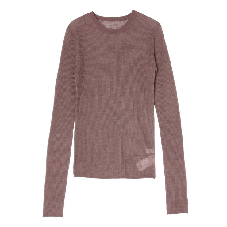 【OUNNOUN】シアーウールリブニットトップス | MERCURYDUO | 詳細画像23 