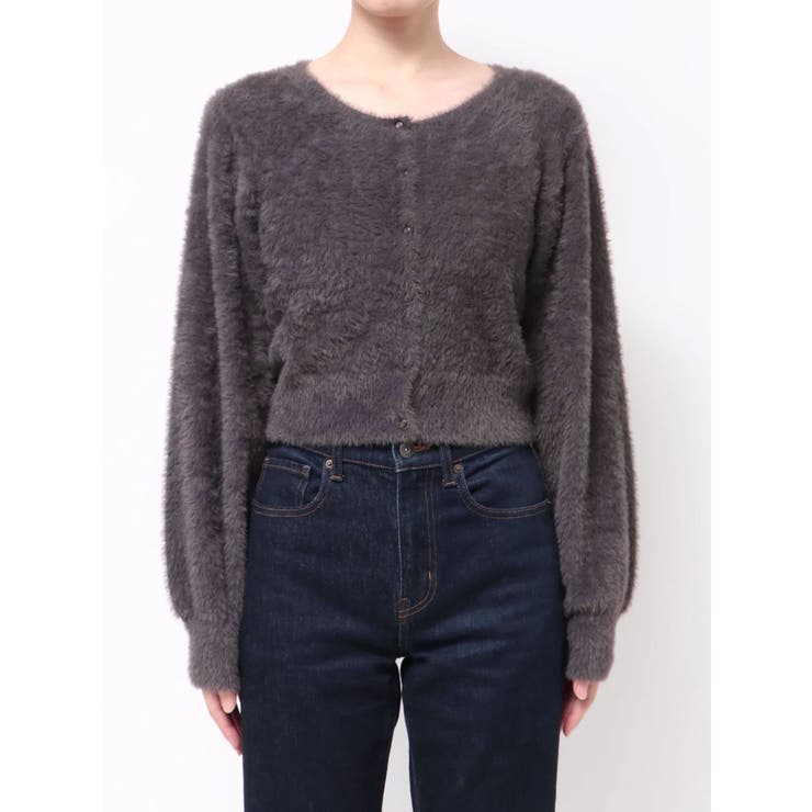 ミニシャギークルーネックカーディガン | MERCURYDUO | 詳細画像34 