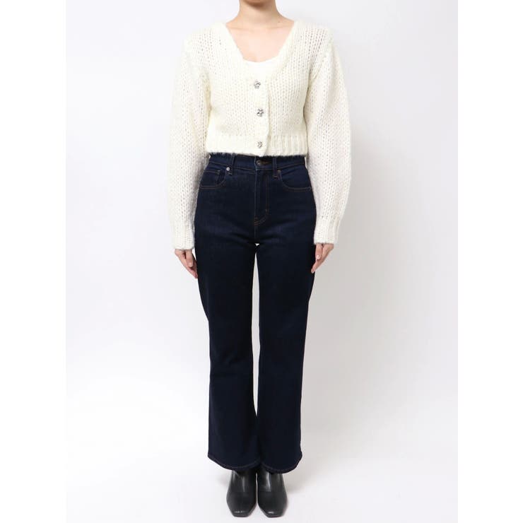 ローゲージデザインボタンカーディガン | MERCURYDUO | 詳細画像22 