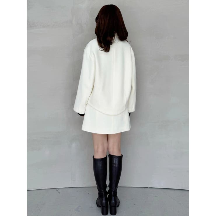 ビッグリボンショートコート | MERCURYDUO | 詳細画像3 