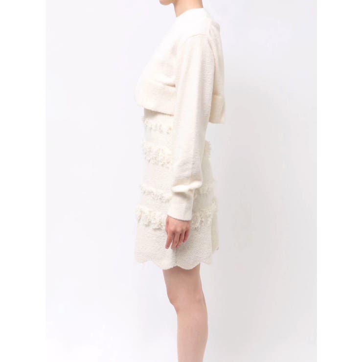 ツイードニットミニワンピースカーデアンサンブル | MERCURYDUO | 詳細画像25 