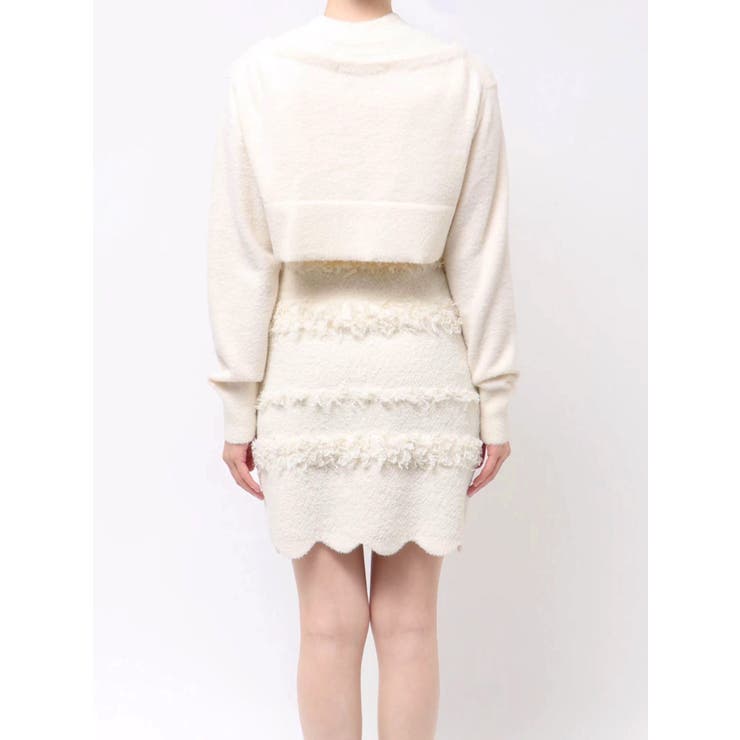 ツイードニットミニワンピースカーデアンサンブル | MERCURYDUO | 詳細画像26 