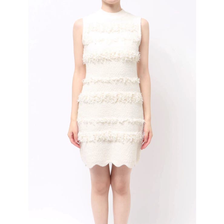 ツイードニットミニワンピースカーデアンサンブル | MERCURYDUO | 詳細画像31 