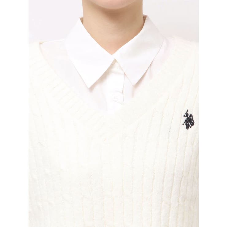 U.S. POLO ASSN.別注 ベストセットシャツミニワンピース | MERCURYDUO | 詳細画像23 