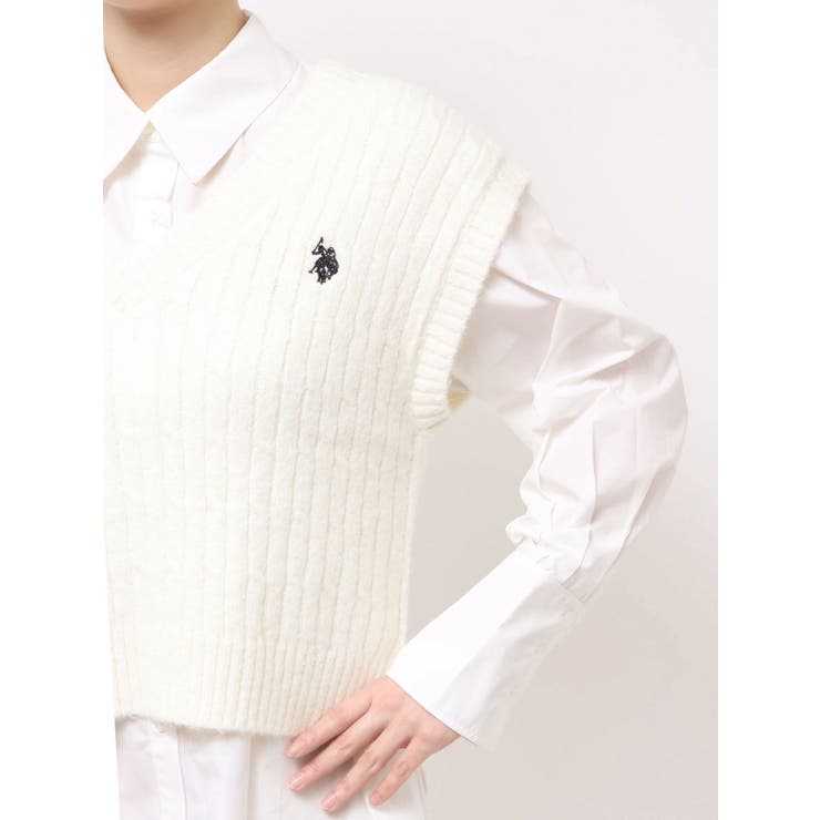 U.S. POLO ASSN.別注 ベストセットシャツミニワンピース | MERCURYDUO | 詳細画像24 