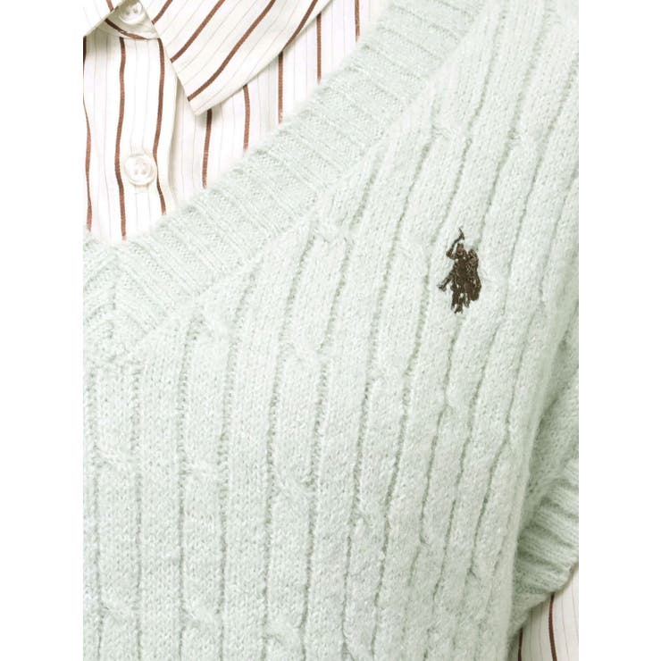 U.S. POLO ASSN.別注 ベストセットシャツミニワンピース | MERCURYDUO | 詳細画像31 